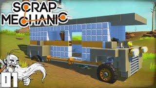 "OF COURSE I'M GONNA MAKE AN RV!!!" Scrap Mechanic Part 1 - 1080p HD PC Gameplay Walkthrough