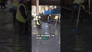 San Antonio River cleanup at the River Walk. #COSA #Riverwalk #LocalGov #TexasGov #RiverCleanUp