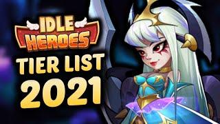 IDLE HEROES - Complete TIER LIST for Imprintable Heroes (September 2021)