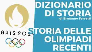 Storia delle Olimpiadi recenti