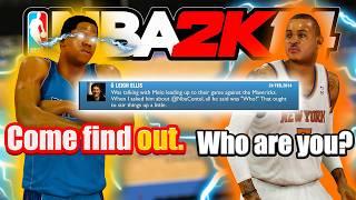 2k14 but Melo DISSES me.#nba2k #gaming