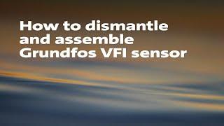 How to dismantle and assemble Grundfos VFI sensor