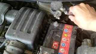 KIA Morning - Connect a battery when packed for a long periods