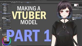 Making A Vtuber Model From Start to Finish [Part 1] - Drawing your Character