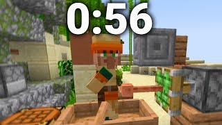 Minecraft Villager F*cker Speedrun WORLD RECORD (0:56)