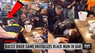 Racist Biker Gang Violently Beats Black Man In Bar, Owner Blames Victim Amid Outrage