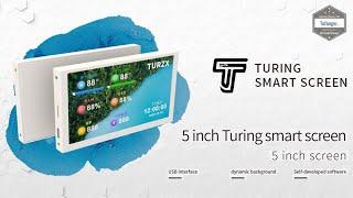 Turing Smart Screen 5" - Monitoring Display USB Type C - 5 inch screen to display PC info