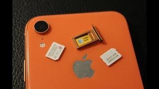 iPhone XR How to install and remove SIM CARD