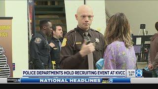 More jobs than cadets at KVCC policing job fair