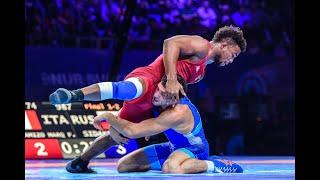 Frank Chamizo vs. Zaurbek Sidakov | 2018 World Championship 74kg Semi Finals