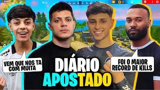 DIÁRIO APOSTADO! NOBRU, MANOMAX, CEROL E GORILA FIZERAM 49 KILLS EM UMA PARTIDA! RACHA MORREU 3x