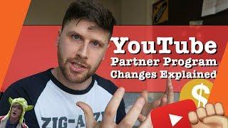 YouTube Partner Program Changes Explained