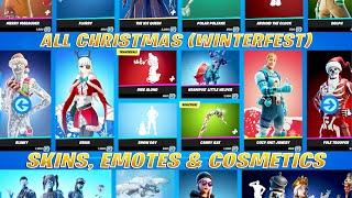 Fortnite ITEM SHOP All Christmas Winterfest Skins, Emotes and Bundles!