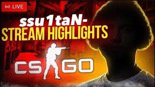 ЛУЧШИЕ МОМЕНТЫ ssu1taN- | TWITCH HIGHLIGHTS | CS:GO ХАЙЛАЙТЫ СУЛТАНА СО СТРИМА