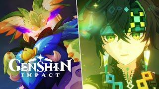 Kinich & Mountain King Cutscene Animation | Natlan Tribal Chronicles Story Quest | Genshin Impact