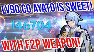 C0 Ayato is SWEET! 4 Weapon Showcase! Genshin Impact