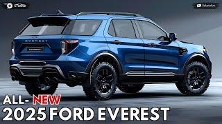 2025 Ford Everest Unveiled - More Efficient With Hybrid Powertrain !!