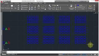 5. Прямоугольный массив (AutoCad)