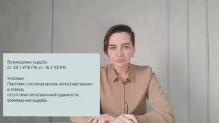 Освобождение от уголовной ответственности, прекращение уголовного дела