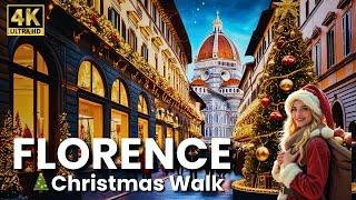  Walking CHRISTMAS in FLORENCE Italy Like a local!