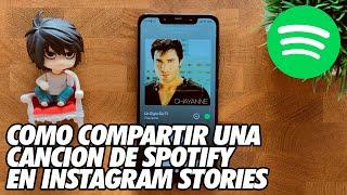 Como Compartir una Cancion de Spotify en Instagram Stories