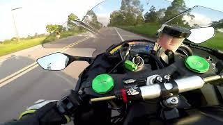 KAWASAKI ZX-10R ONBOARD | ILHA DO HOME