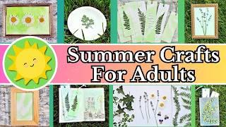 FUN Nature-Inspired DIY Summer Crafts for Adults