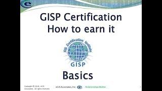 GISP Certification How to earn it basics