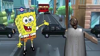 Кто быстрее? ЗЛАЯ БАБКА - OLD ANGRY GRANNY ИЛИ Губка Боб Квадратные Штаны - SPONGEBOB!