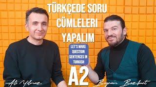 A2 Turkish Conversation |  Türkçe Sohbet | Let's Make Question Sentences in Turkish