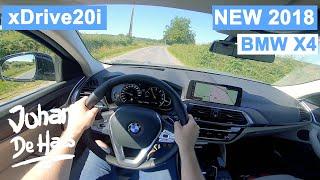 2018 NEW BMW X4 xDrive20i 184hp POV test drive