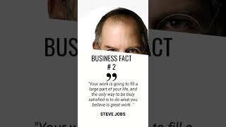 Business Facts and Tips 2023 #1 #shorts #stevejobs