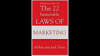 The 22 Immutable laws of marketing by Al Ries and Jack Trout. Full Audiobook