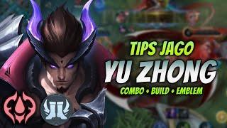 CARA MAIN YU ZHONG BUFF ! BUILD & EMBLEM YU ZHONG TERSAKIT 2023 ! | YU ZHONG EXP LANE GAMEPLAY