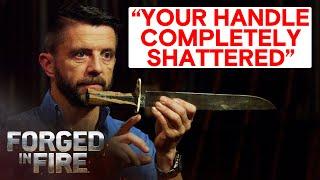 Ultimate DISASTER! Blade Handle Falls Apart | Forged in Fire (Season 7)