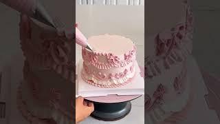 Cream Decorated Cake Making Process Sharing Official I Want to Be Popular Creator Center