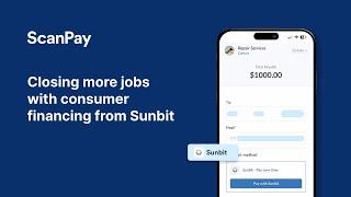 How to Collect Payments on ScanPay Using Sunbit | Consumer Financing