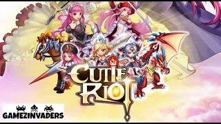 Let's Play "Cutie Riot" Free iOS and Android RPG Game Review & First Look