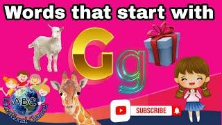 Words that start with Gg | Letter Gg | The Alphabet