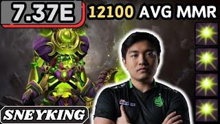 7.37e - Sneyking PUGNA Hard Support Gameplay - Dota 2 Full Match Gameplay