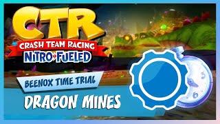 Dragon Mines - Developer Time Trial  (1:18:57 vs 1:19:17) | Crash Team Racing Nitro-Fueled