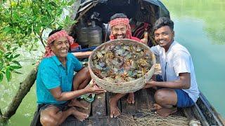 আমাবস্যার গনে বাবা আর আমি কাঁকড়া ধরে ,সব কাঁকড়া আড়তে বিক্রি করে দিলাম​⁠​⁠!!!