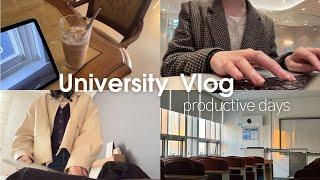 Eng) university VLOG| productive vlog | studying