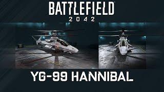 BF 2042 YG-99 HANNIBAL Stealth Helicopter Gameplay / 1440p High setting