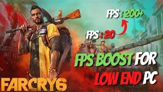 FAR CRY 6: Boost FPS For Low End PC | Increase Performance With Any Setup 