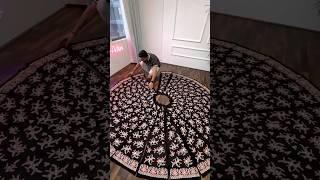 Lehenga Making Process || Black color Sequence work Designer Lehenga choli for Wedding ##lehenga