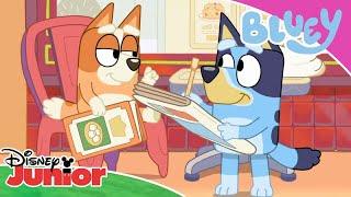 Takeaway Chaos  | Bluey  | Disney Junior Arabia