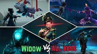 Finally Widow meets Boss Emperor  Story Mode ~ Widow Vs All Dynasty Bosses || Shadow Fight 4 Arena