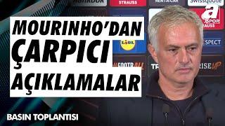 Fenerbahçe 1-1 Manchester United Jose Mourinho Maç Sonu Basın Toplantısı / A Spor / Avrupa Gecesi