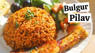 Türkischer Bulgur-Pilaw || Bulgur Pilav || Bulgarisches Weizenpilaw-Rezept || Gesund und lecker